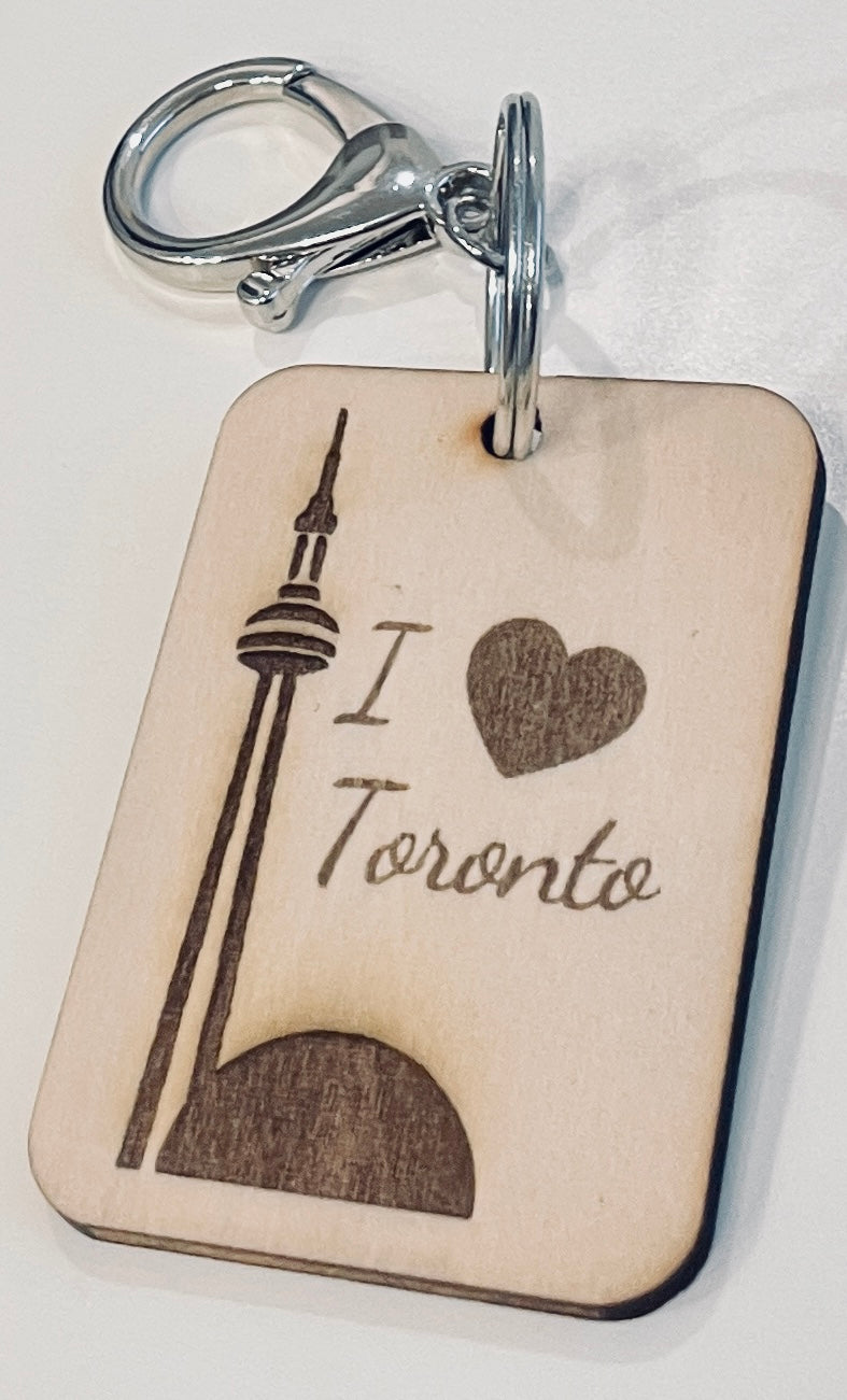 "I Love Toronto" Keychain